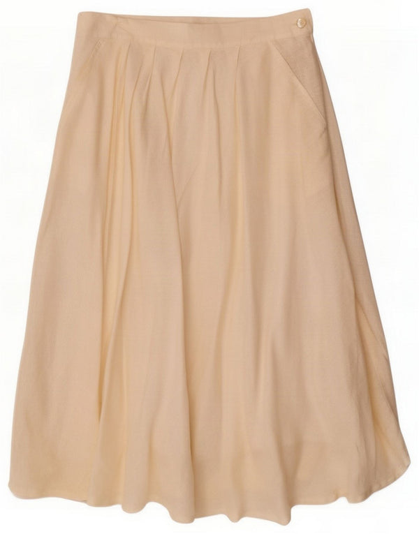 Marella Γυναικεία φούστα με φούστα UK 10 Small W30 Off White Linen