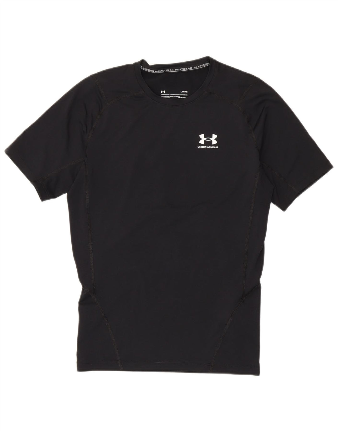 Under Armour Ανδρικό T-Shirt Heat Gear Top Large Μαύρο Πολυεστέρας