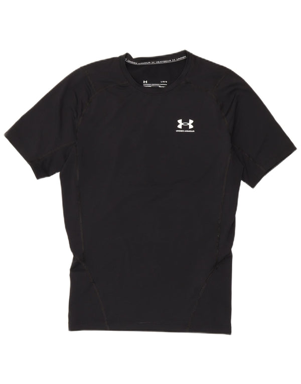 Under Armour Ανδρικό T-Shirt Heat Gear Top Large Μαύρο Πολυεστέρας