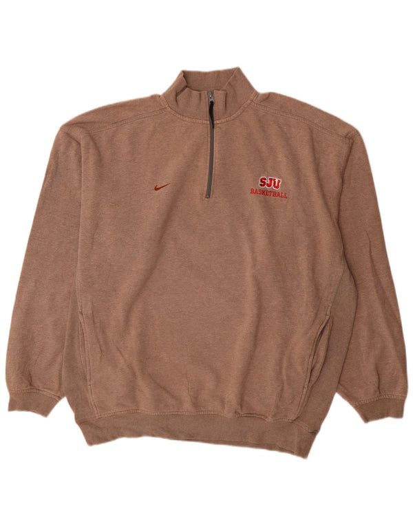 Ανδρικό φούτερ Nike Saint John's University με φερμουάρ Jumper XL Beige