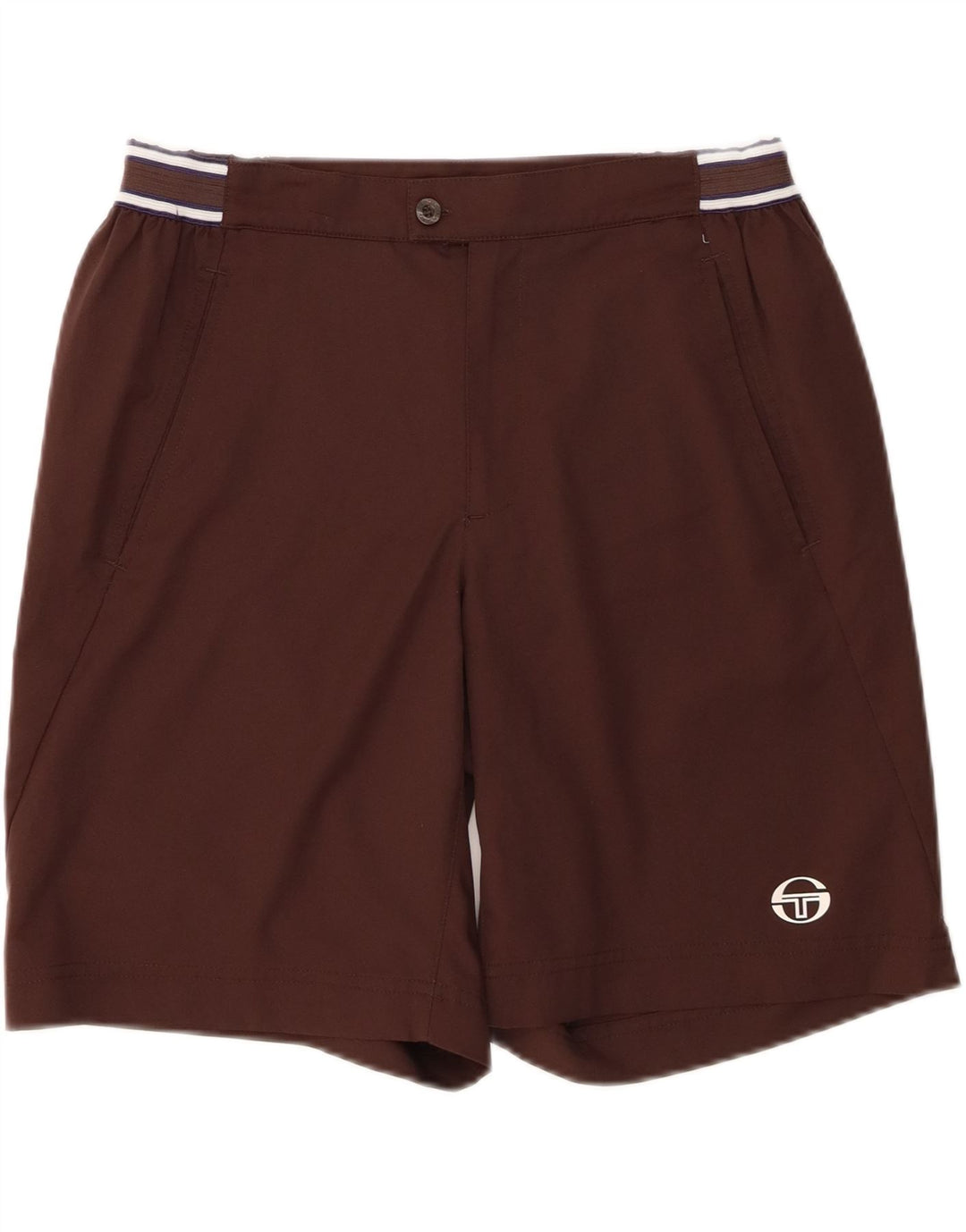 Sergio Tacchini Ανδρικό σορτς casual Medium W32 καφέ πολυεστέρας