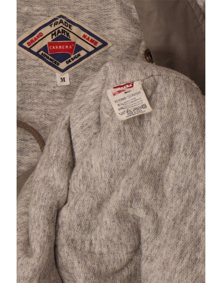 Carrera Ανδρικό μπουφάν με κουκούλα γραφικό UK 38 Medium Grey Colourblock