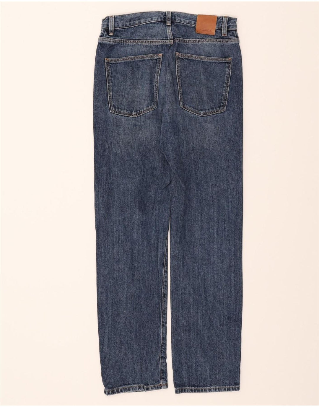 MASSIMO DUTTI Womens Straight Jeans EU 34 2XS W23 L28 Blue Vintage Massimo Dutti and Second-Hand Massimo Dutti from Messina Hembry 