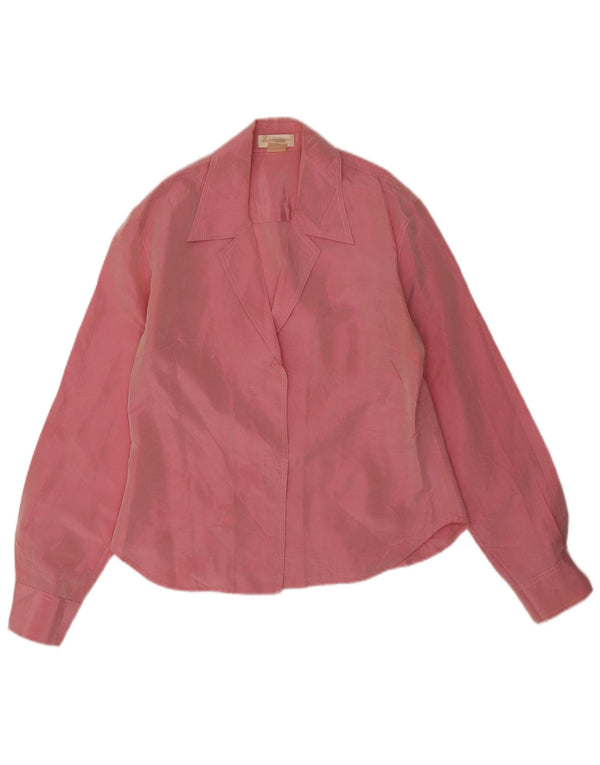 Vintage γυναικείο πουκάμισο μπλούζα EU 38 Medium Pink Acetate