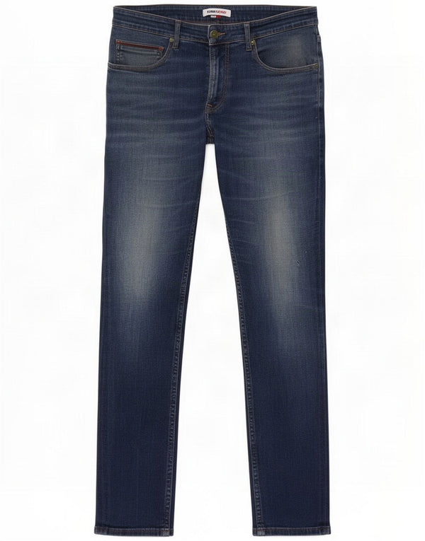 Tommy Hilfiger Mens Scanton Slim Jeans W38 L32 Blue Cotton