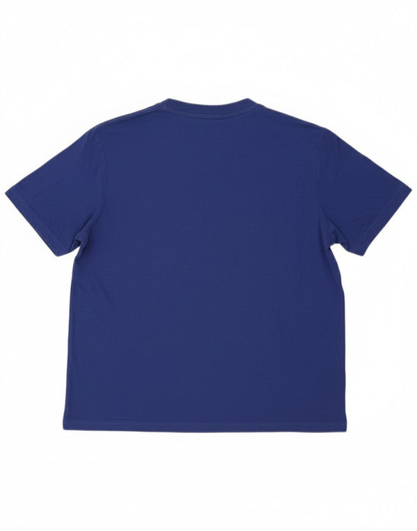 Ανδρικό γραφικό T-shirt Champion Top Small Navy Blue