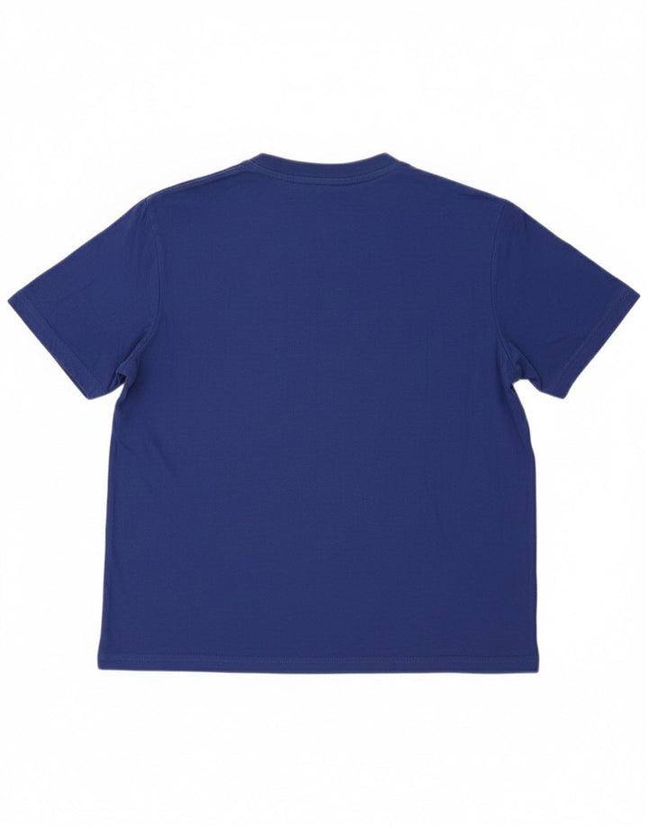 Ανδρικό γραφικό T-shirt Champion Top Small Navy Blue