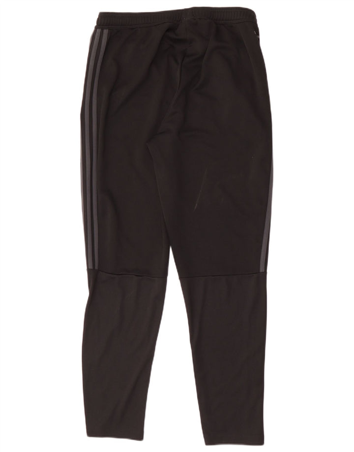 Ανδρική αθλητική φόρμα Adidas Climalite Παντελόνι μεγάλο μαύρο χρώμα πολυεστέρα