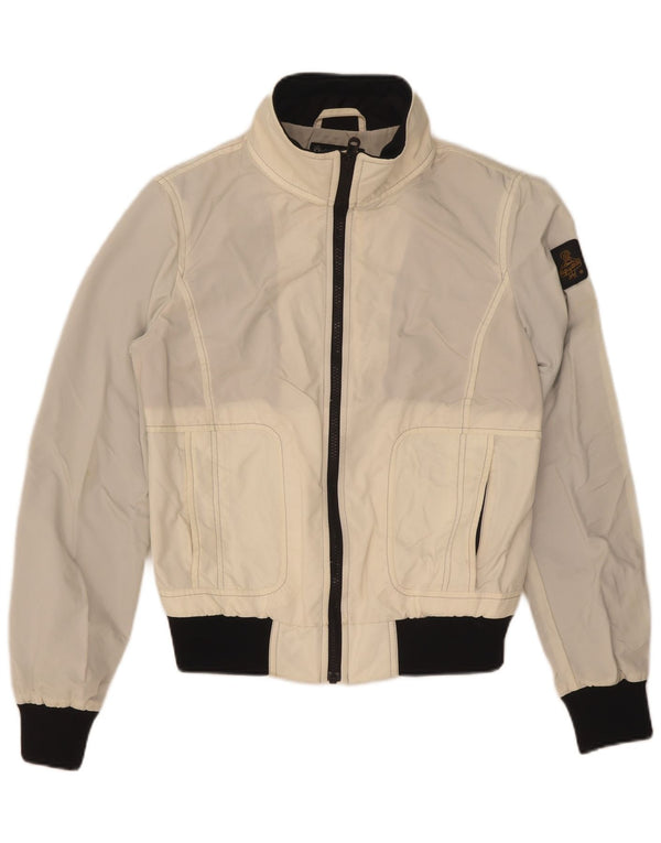 Refrigiwear Γυναικείο Cruz Bomber Jacket UK 14 Large White Colourblock Nylon