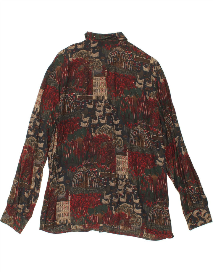 FELICIA Womens Abstract Pattern Shirt Blouse EU 40 Medium Multicoloured Vintage Felicia and Second-Hand Felicia from Messina Hembry 