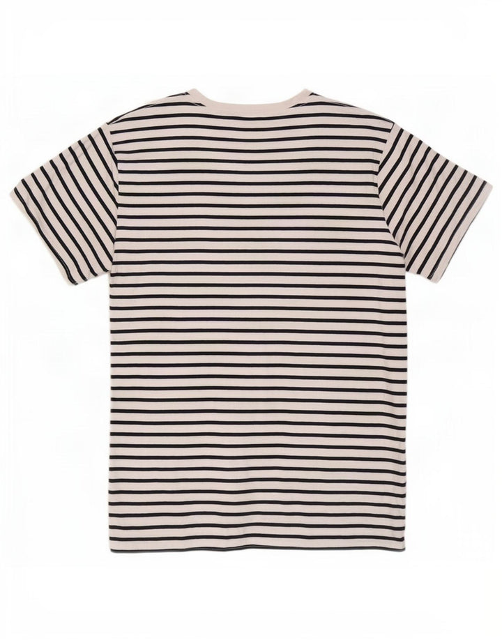 Jack & Jones Ανδρικό T-Shirt Top μεγάλο λευκό βαμβακερό ριγέ