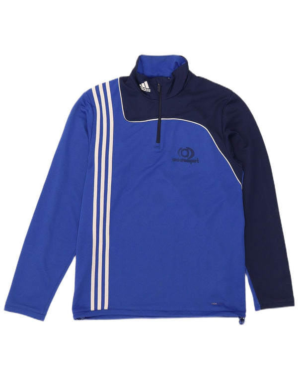 Adidas Ανδρική φόρμα πουλόβερ Climalite Top UK 38/40 Medium Blue