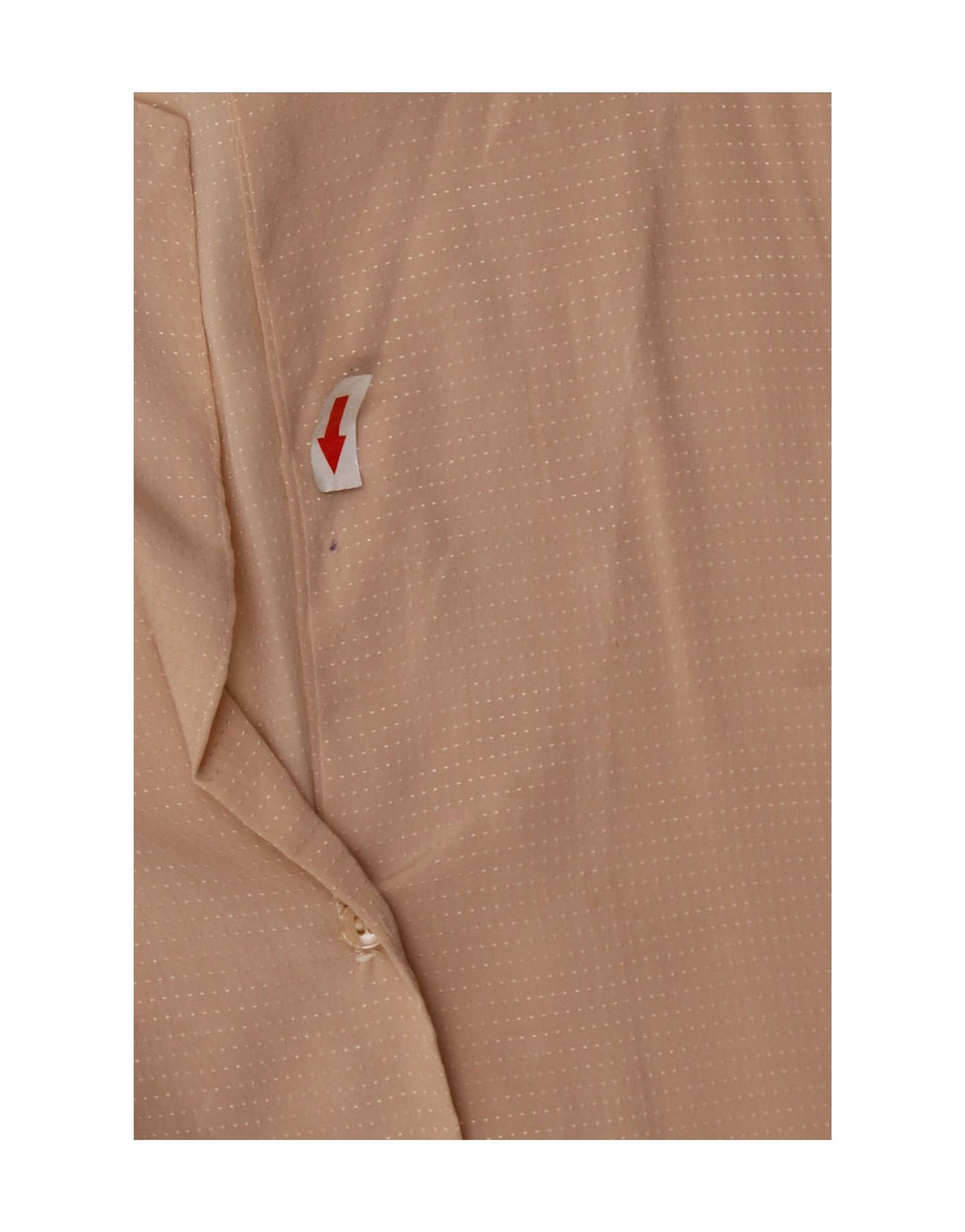 Vintage γυναικείο πουκάμισο μπλούζα UK 14 Medium Beige με στίγματα