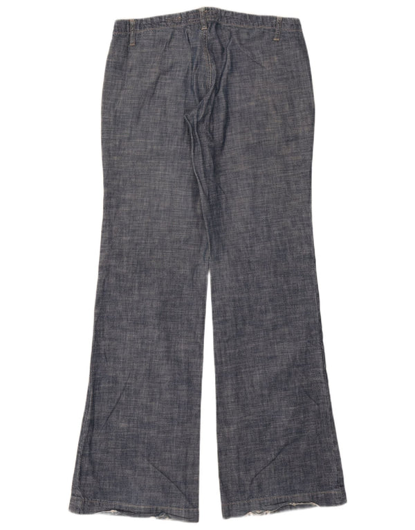 Miss Sixty Womens Flared Jeans W28 L33 Navy Blue Cotton