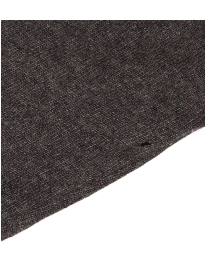 BARBOUR Boys Shawl Neck Jumper πουλόβερ 15-16 ετών 2XL Γκρι Fair Isle Wool