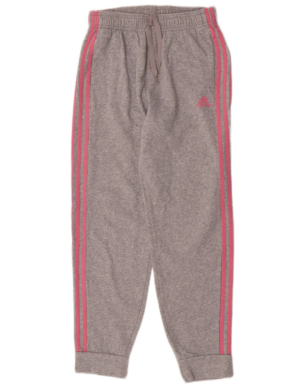 Adidas κοριτσίστικες φόρμες παντελόνι Joggers 13-14 ετών Γκρι φλοκέτα από βαμβάκι