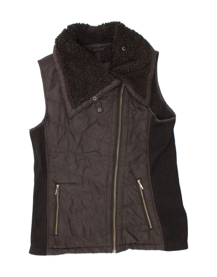PRANA Womens Padded Gilet UK 12 Medium Black Colourblock Polyester Vintage Prana and Second-Hand Prana from Messina Hembry 
