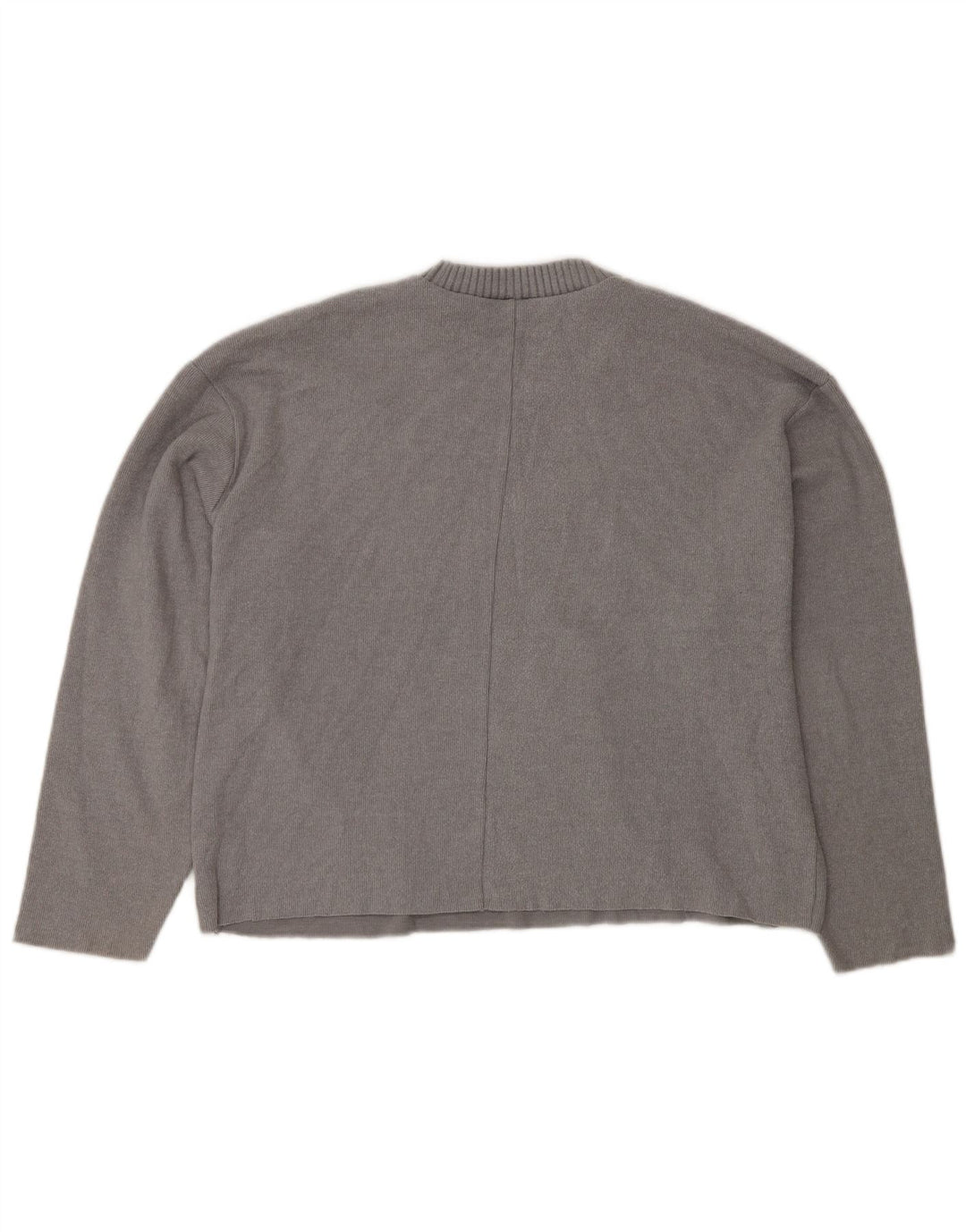 Zara Γυναικεία Loose Fit Μπλούζα Τοπ UK 14 Medium Grey