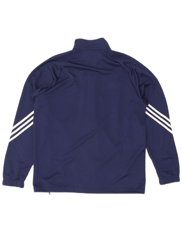 Ανδρική φόρμα Adidas Climalite Top Jacket XL Navy Blue Polyester