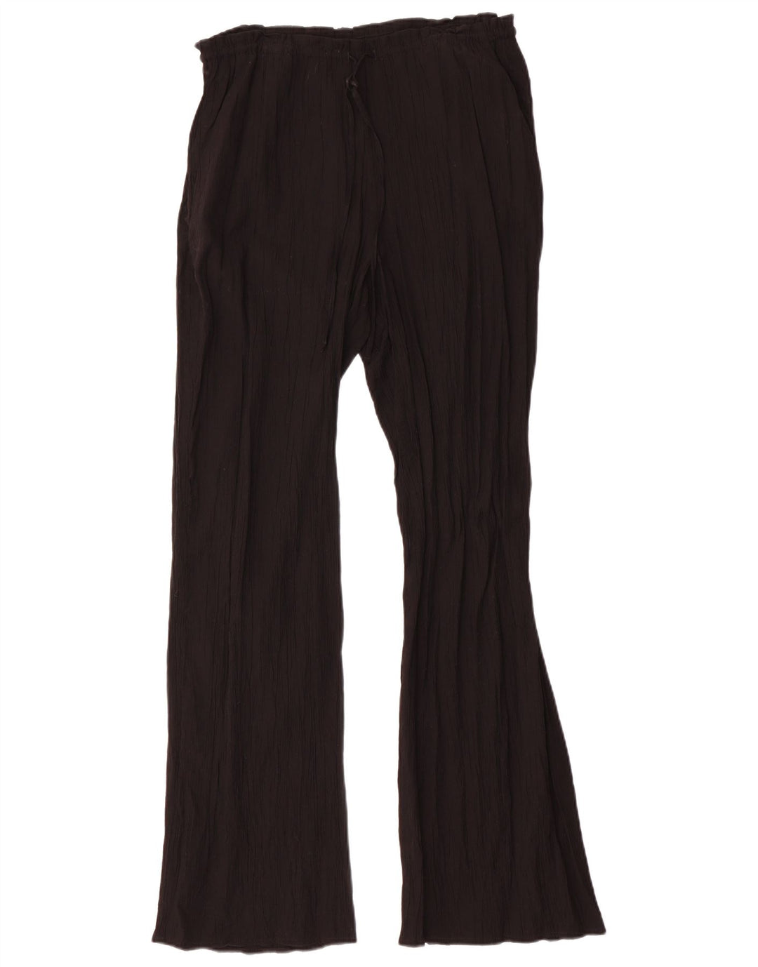 Zara Γυναικείο Flare Casual Παντελόνι Medium W32 L32 Μαύρο βισκόζη