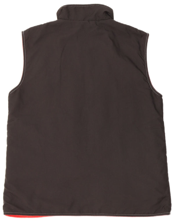 Lotto Mens Reversible Gilet UK 36 Small Black Colourblock Πολυεστέρας