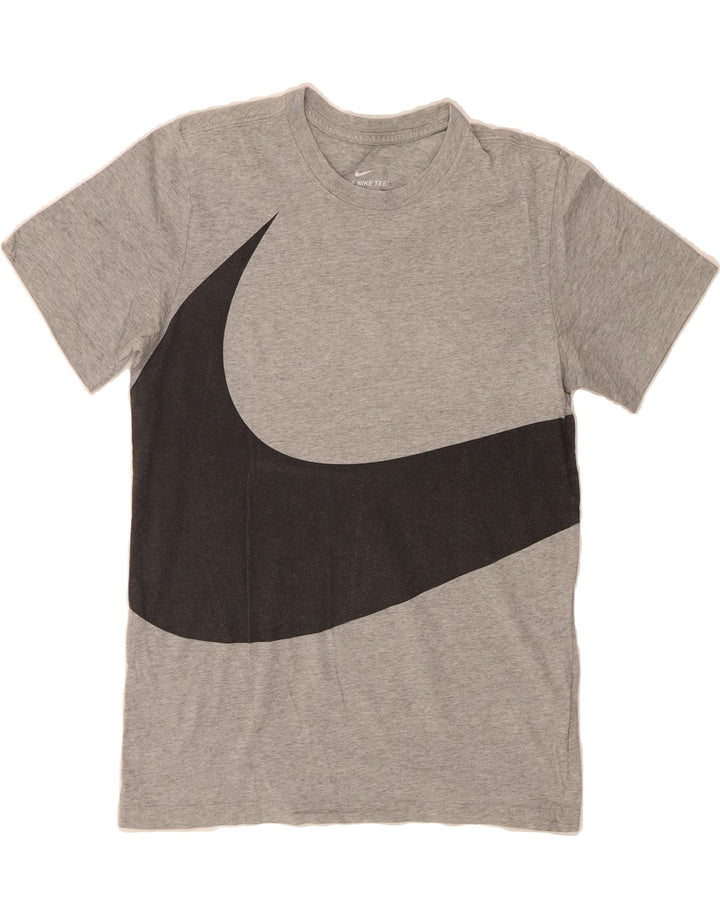 NIKE Mens Graphic T-Shirt Top Small Grey Colourblock Cotton Vintage Nike and Second-Hand Nike from Messina Hembry 