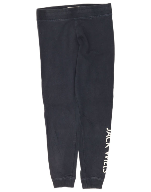 Jack Wills Γυναικεία φόρμα αθλητικής φόρμας γραφικά Joggers UK 10 Small Navy Blue