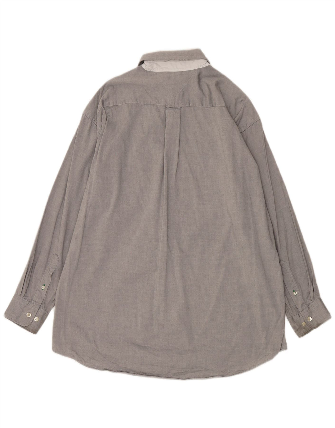 Ανδρικό πουκάμισο Tommy Hilfiger Size 16 Large Grey Cotton