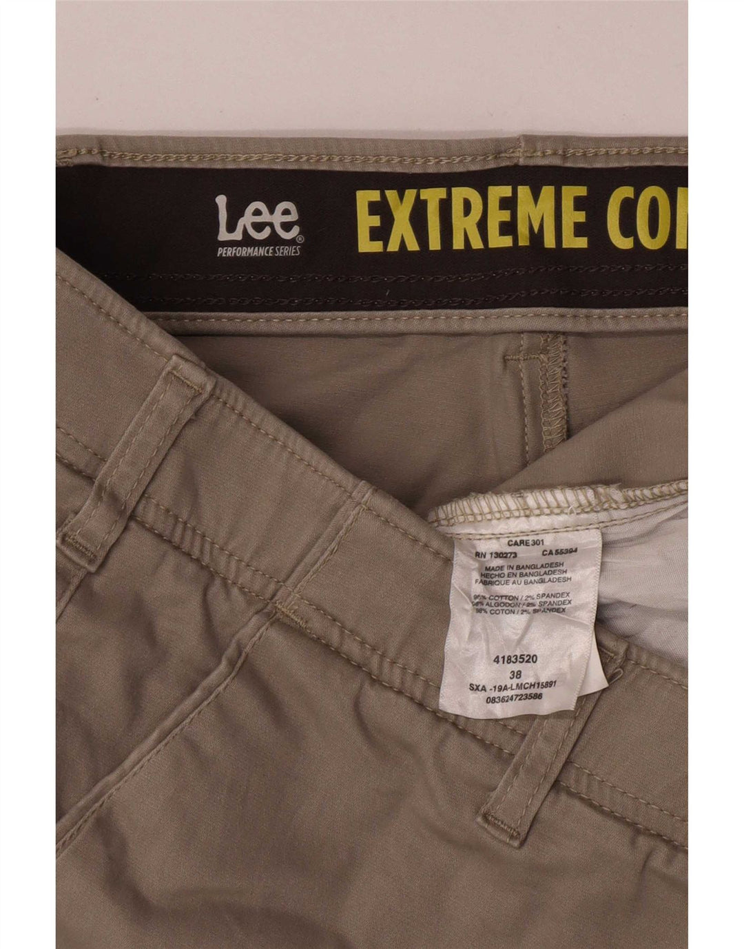 Lee Ανδρικό σορτς Chino W38 XL Μπεζ βαμβακερό