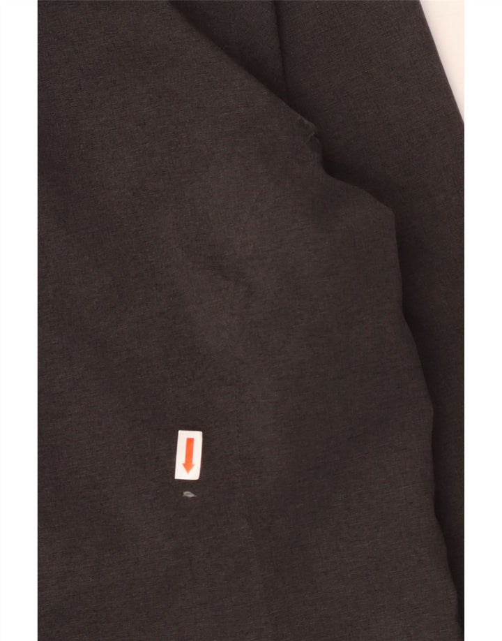 THE NORTH FACE Γυναικείο μπουφάν βροχής με κουκούλα UK 14 Medium Grey Polyester