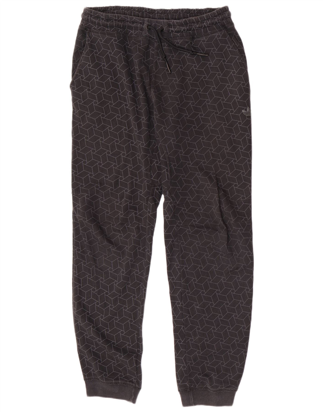 Ανδρική αθλητική φόρμα Adidas Παντελόνι Joggers Μεσαίο Γκρι γεωμετρικό βαμβάκι