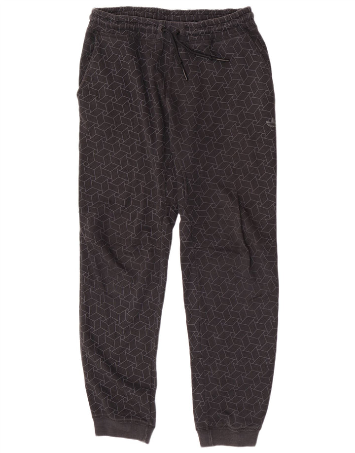 Ανδρική αθλητική φόρμα Adidas Παντελόνι Joggers Μεσαίο Γκρι γεωμετρικό βαμβάκι