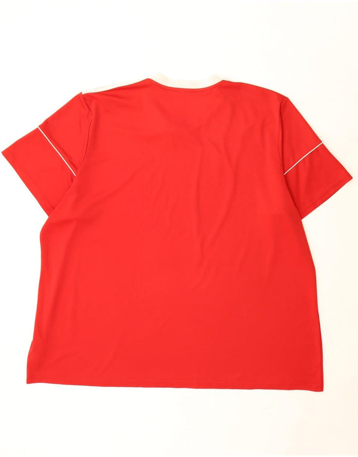 Adidas Ανδρικό T-Shirt Aeroready Top 3XL κόκκινο πολυεστέρα