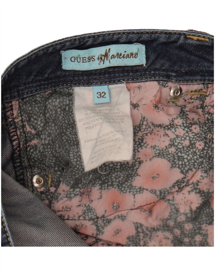 GUESS Γυναικείο marciano Slim Jeans W32 L26 Navy Blue Cotton