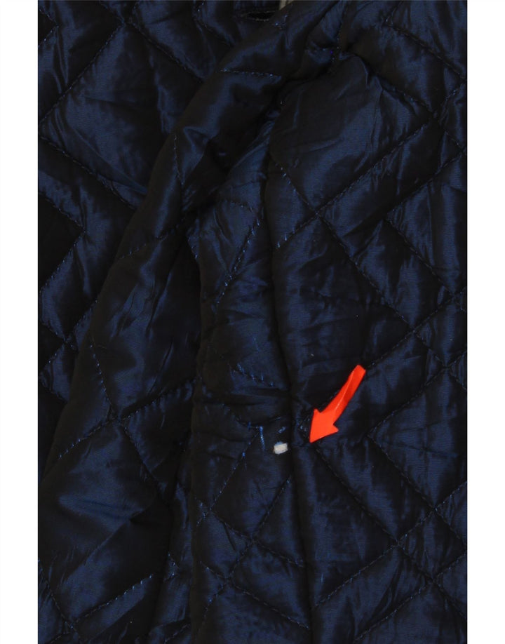 Giulia Galanti Γυναικείο καπιτονέ μπουφάν UK 12 Medium Navy Blue