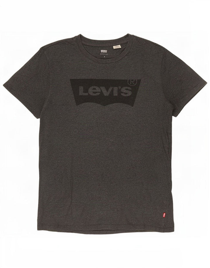 Ανδρικό γραφικό μπλουζάκι Levi's Top Small Grey Flecked Cotton