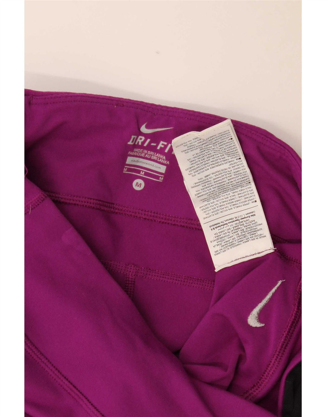Nike γυναικεία κολάν Capri UK 12 Medium Purple Colourblock Nylon