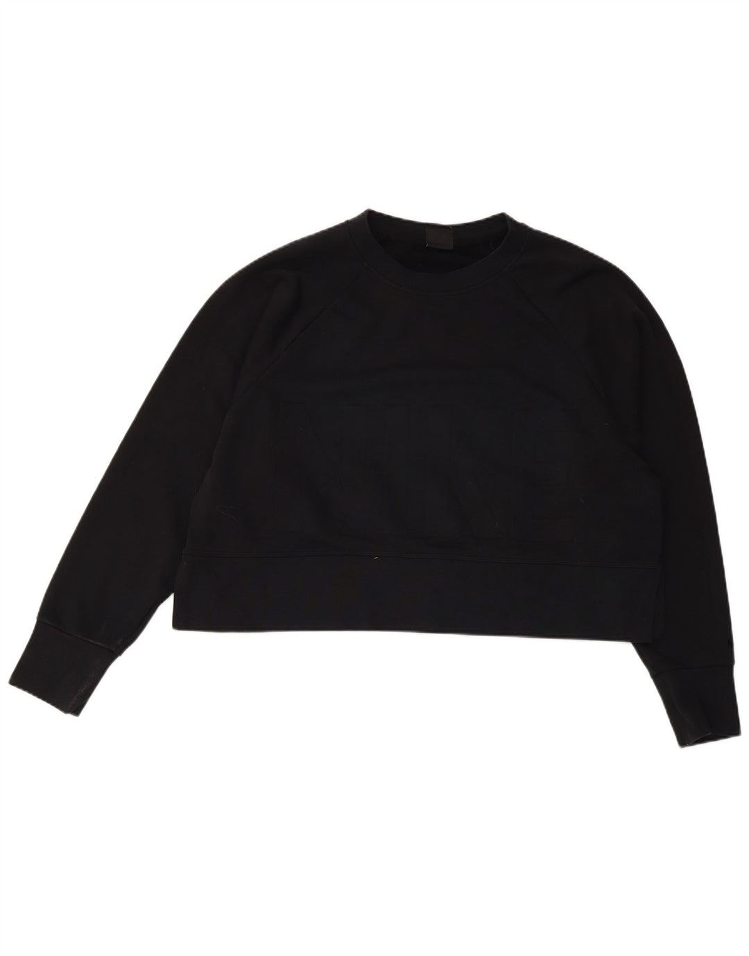 Γυναικείο γραφικό υπερμεγέθη φούτερ Nike Dri Fit Jumper UK 14 Medium Black