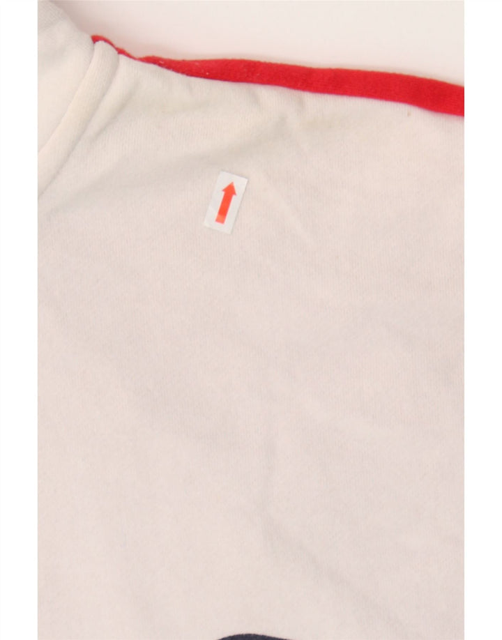 FILA Mens Graphic Zip Hoodie Sweater Medium Multicoloured Colourblock Vintage Fila and Second-Hand Fila from Messina Hembry 