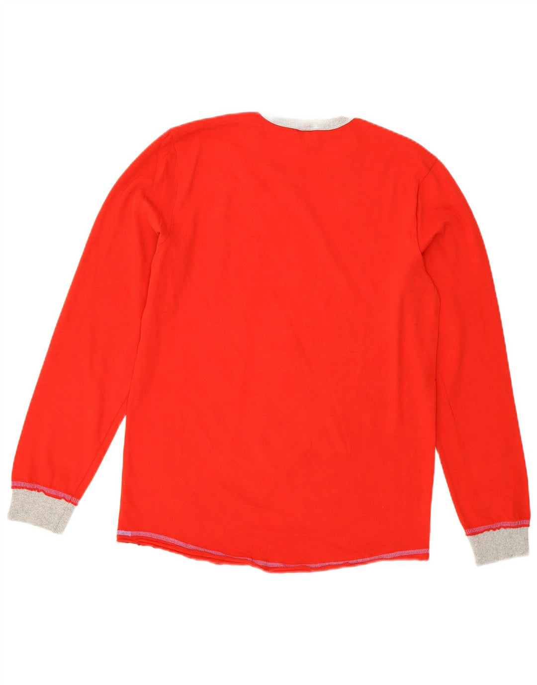 BENETTON Γυναικεία φιστίκια γραφικά μακρυμάνικο UK 14 Μεσαίο κόκκινο καρτούν