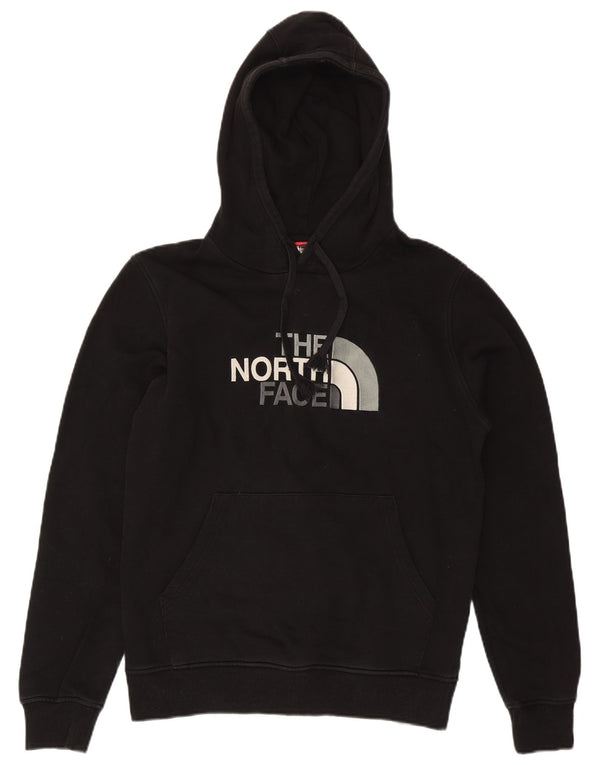 Ανδρικό γραφικό κουκούλα North Face, μεσαίο μαύρο βαμβακερό