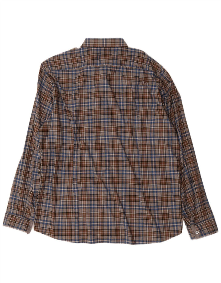 Ανδρικό πουκάμισο Hugo Boss Regular Fit XL Καφέ βαμβακερό