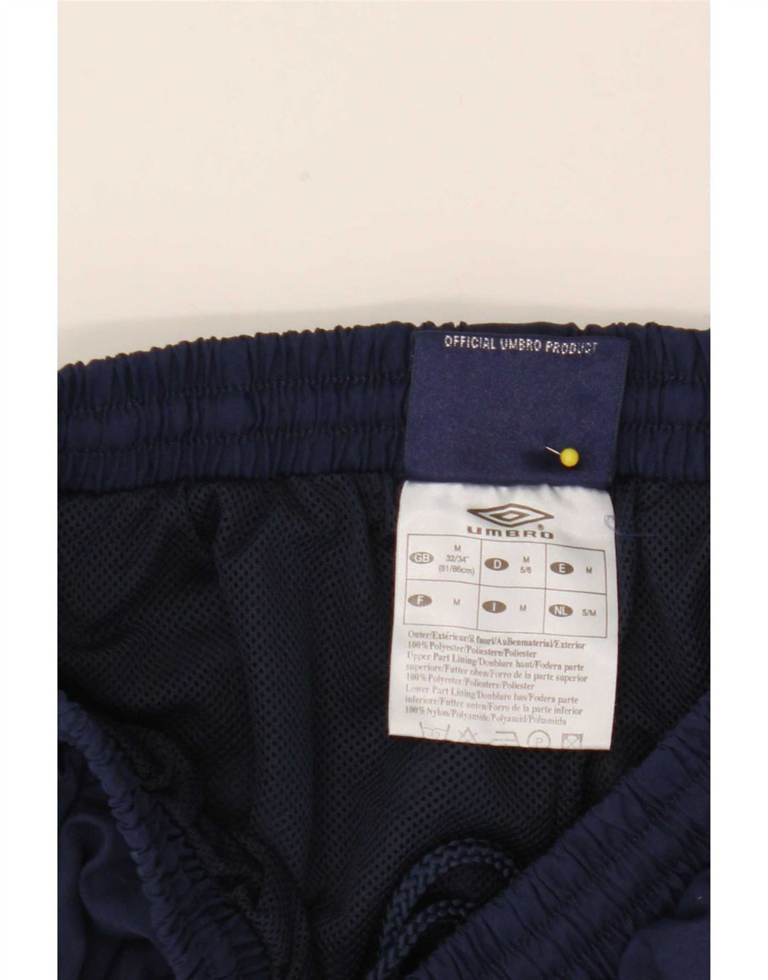 Ανδρική φόρμα Umbro Παντελόνι Joggers Medium Navy Blue Nylon