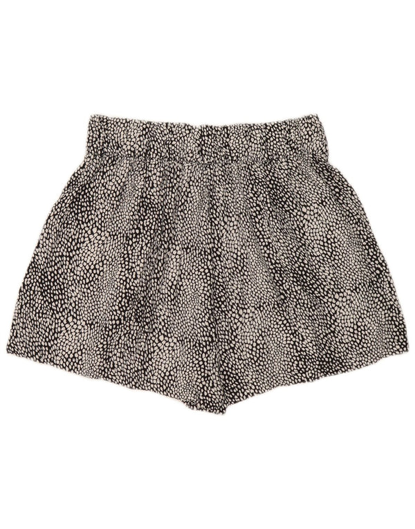 Marks & Spencer Γυναικεία Casual σορτς UK 8 Small W27 Μαύρο Animal Print