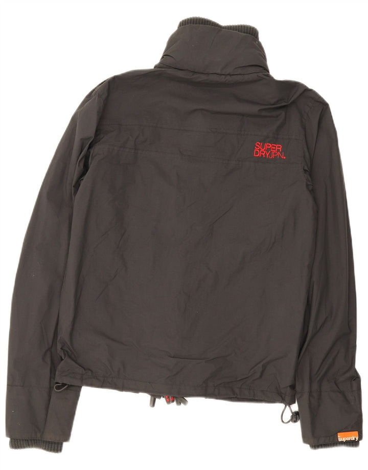 Superdry Ανδρικό γραφικό μπουφάν Windbreaker UK 36 Small Grey Nylon