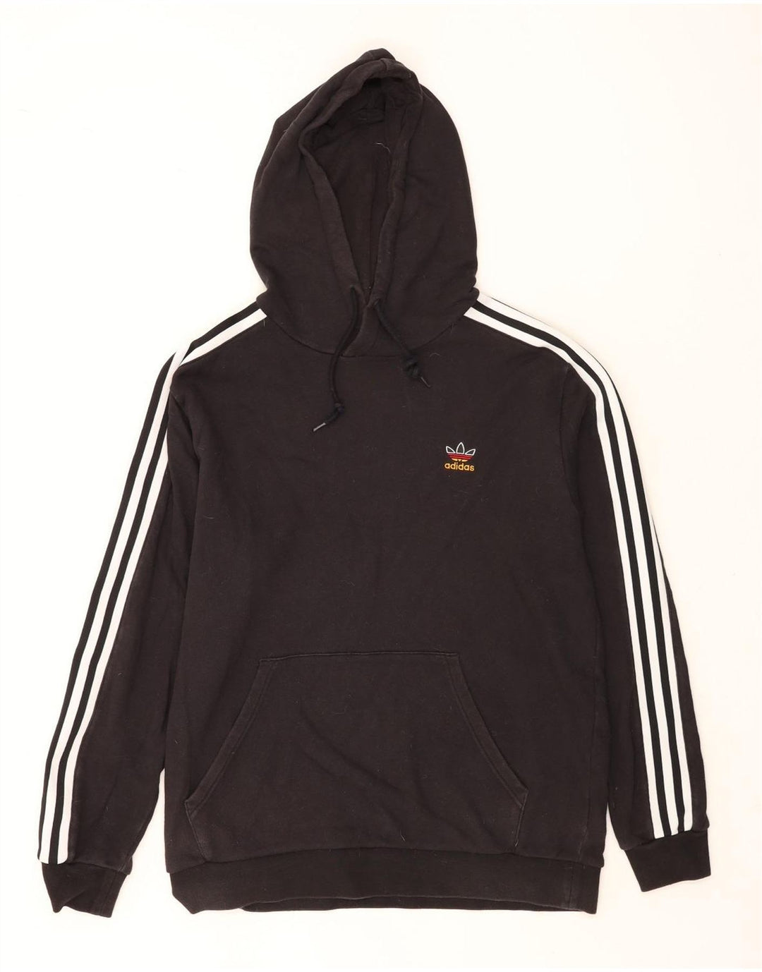 Adidas Ανδρικό Hoodie Jumper Μεγάλο Μαύρο Βαμβακερό
