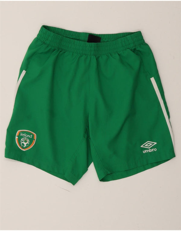 Αθλητικό σορτς Umbro Mens Ireland Graphic Regular Fit Μικρό πράσινο χρώμα