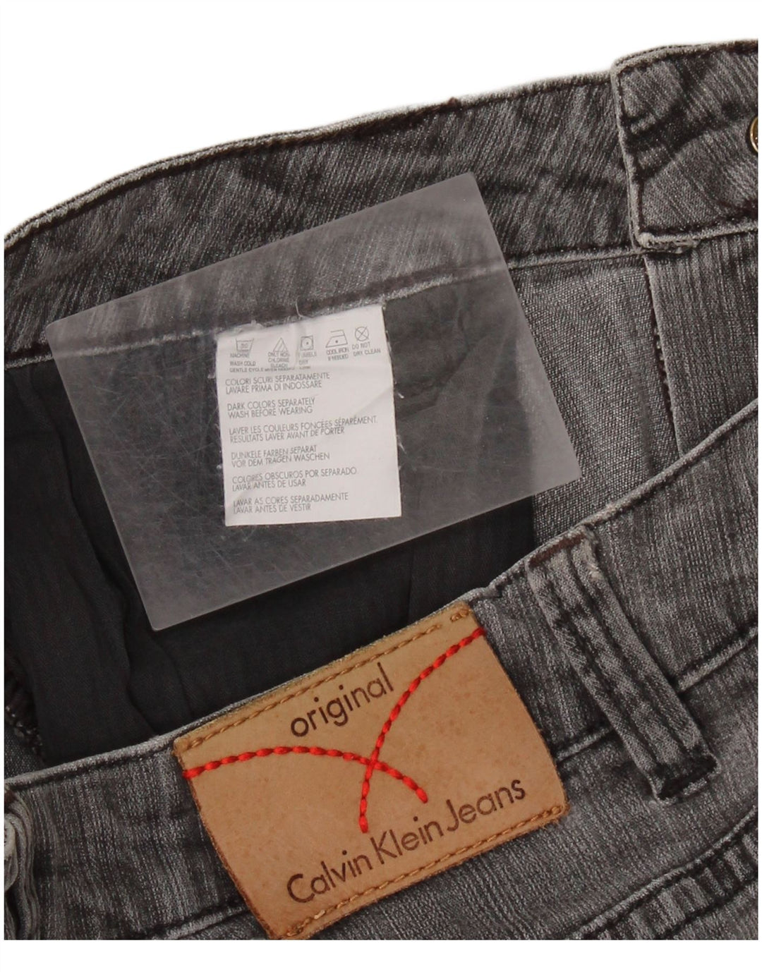 CALVIN KLEIN Γυναικείο Bootcut Jeans W28 L32 Γκρι