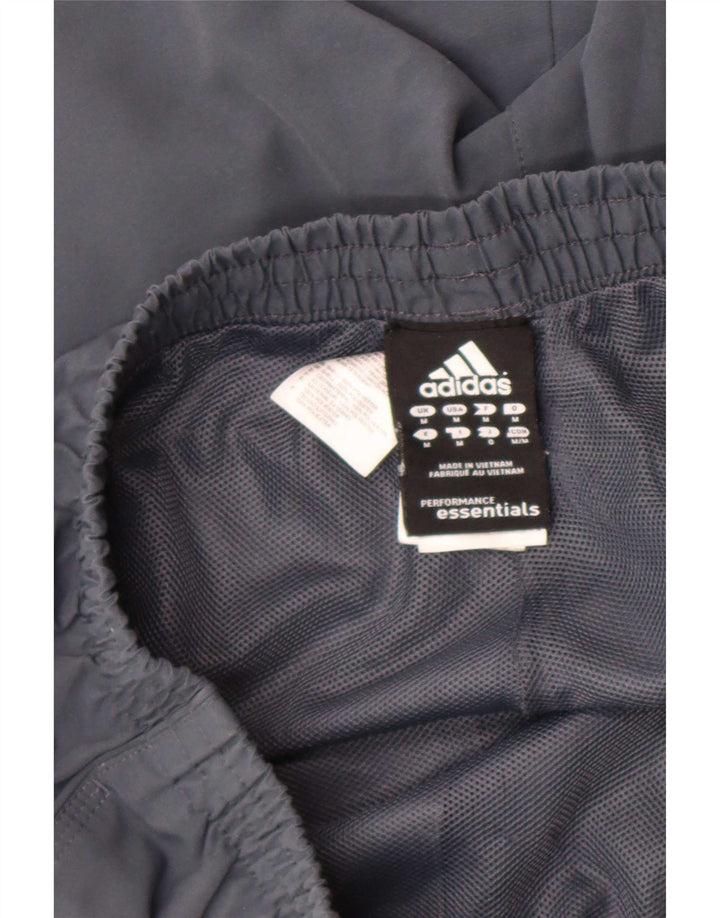 Ανδρικό αθλητικό σορτς Adidas Climalite από μεσαίο γκρι πολυεστέρα