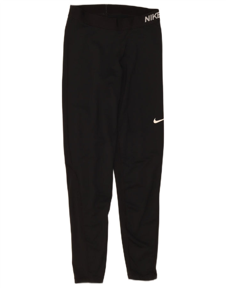 Γυναικεία κολάν Nike Dri Fit Graphic UK 12 Medium Black Polyester